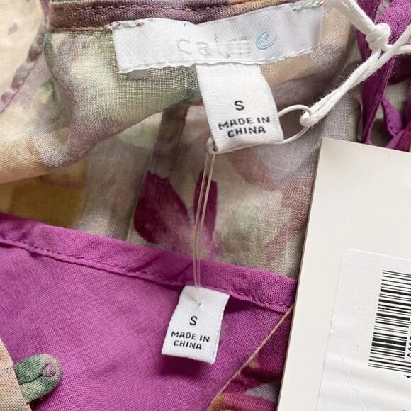 Johnny Was Calme Floral Raglan Lined Dress, Size S New with Tag MSRP $148 - Picture 7 of 7